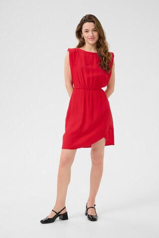 Kaffe Jurk 'Teri' in Rood