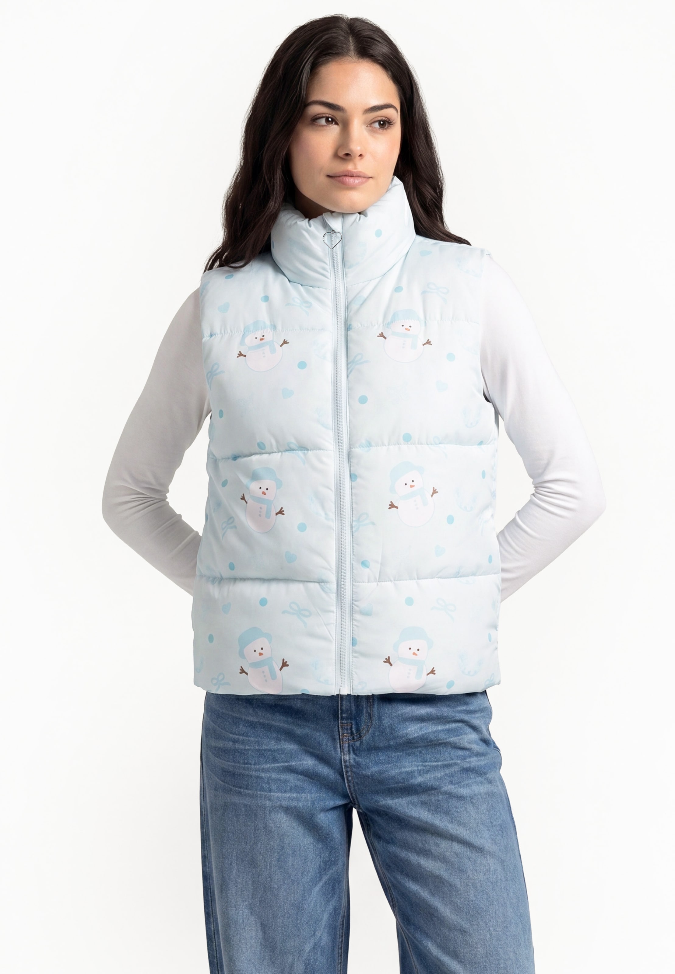 MYMO Vest 'Young Fashion' in Blue: front