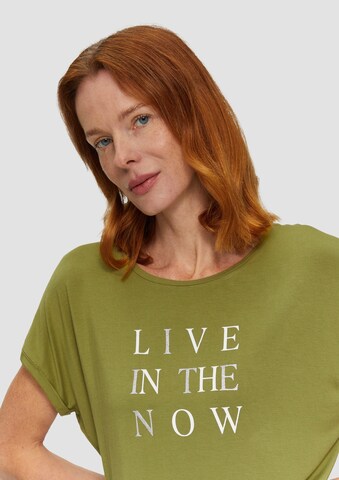 T-shirt s.Oliver en vert