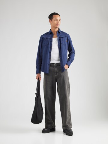G-STAR Regular Fit Hemd in Blau