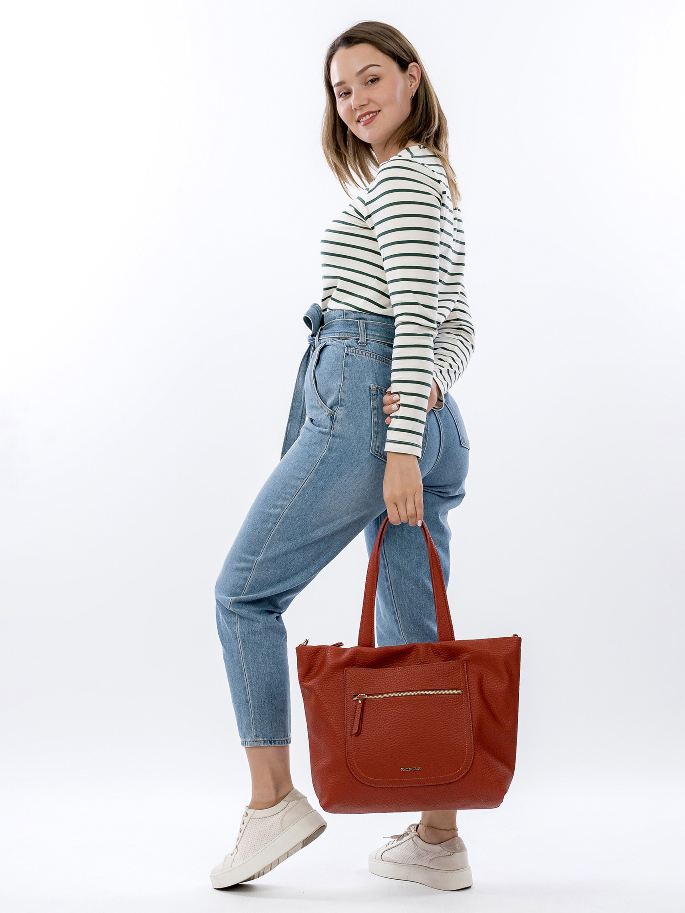 Emily & Noah Shopper ' E&N Heidi ' in Orange