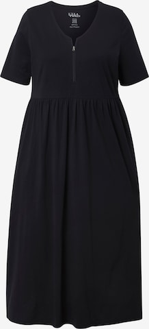 Ulla Popken Jurk in Zwart: voorkant