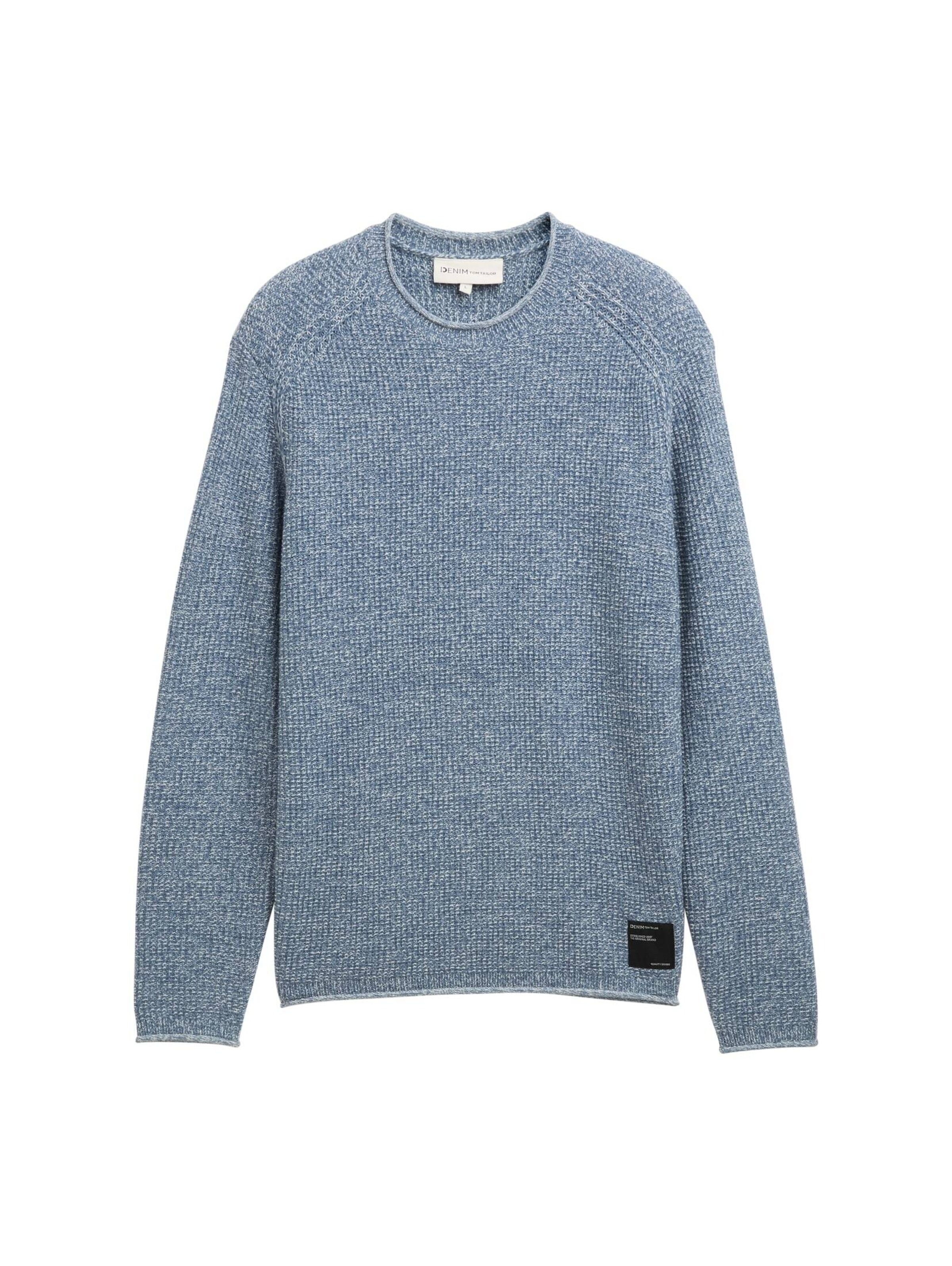 TOM TAILOR DENIM Pullover in Blau: Vorderseite