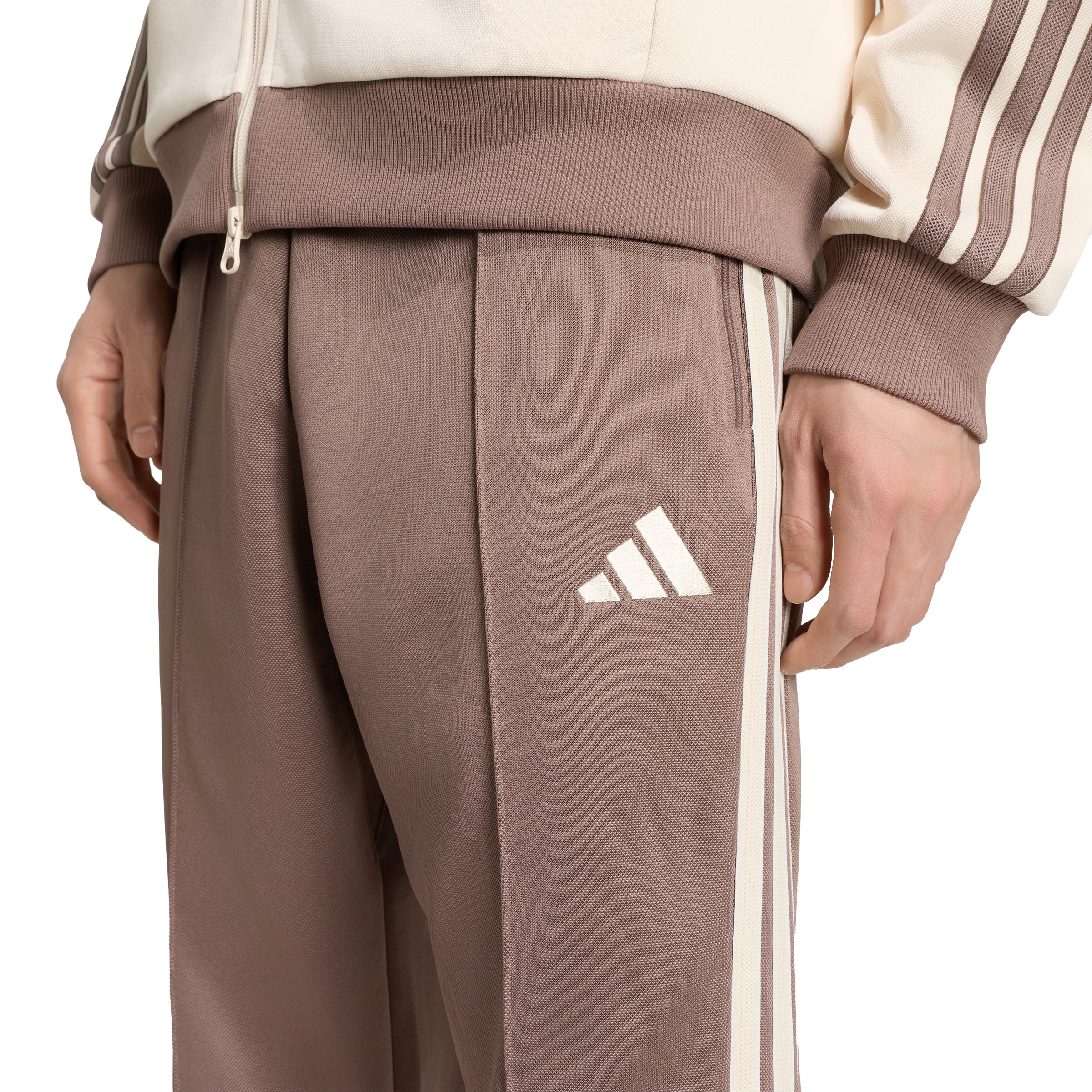 ADIDAS SPORTSWEAR - Regular Calças de desporto 'STA' em castanho