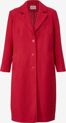 Angel of Style Between-Seasons Coat in Red: front