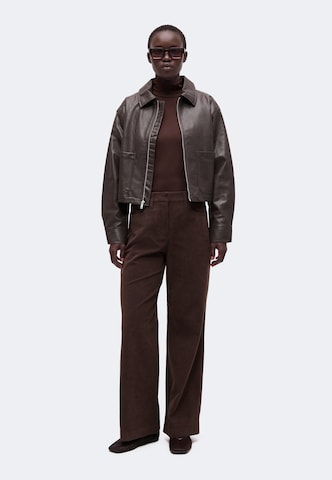 Wide Leg Pantalon s.Oliver en marron