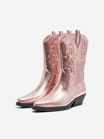 ONLY Stiefel 'BRONCO' in Pink