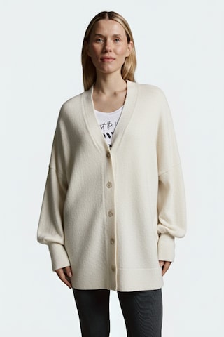 Cotton Candy Cardigan in Weiß: Vorderseite