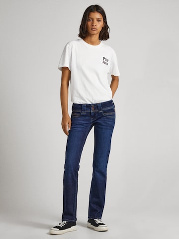 Coupe slim Jean 'VENUS' Pepe Jeans en bleu