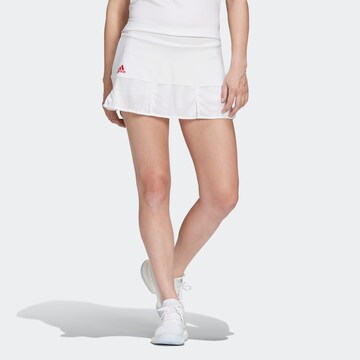 ADIDAS SPORTSWEAR Athletic Skorts in White: front
