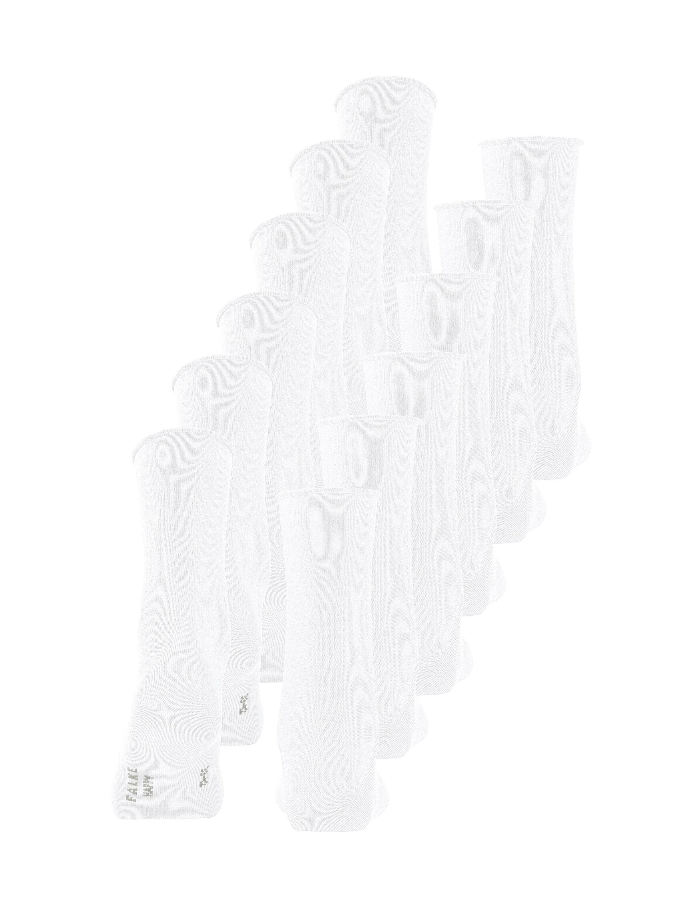 FALKE Socks 'Happy 6-Pack' in White