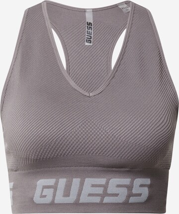 GUESS Bralette Sports Bra 'TRUDY' in Grey: front