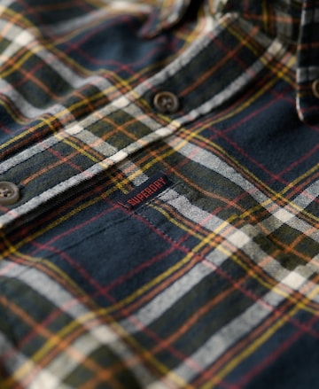 Superdry Regular fit Overhemd in Blauw
