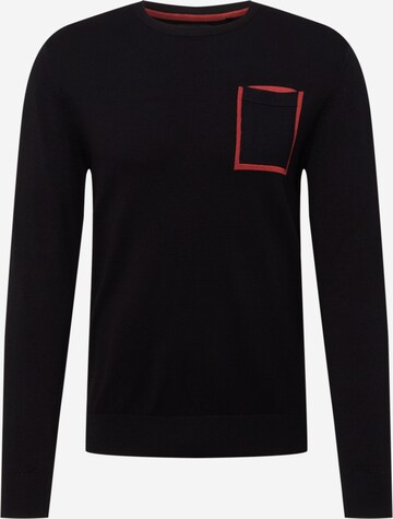 Petrol Industries Sweater in Black: front