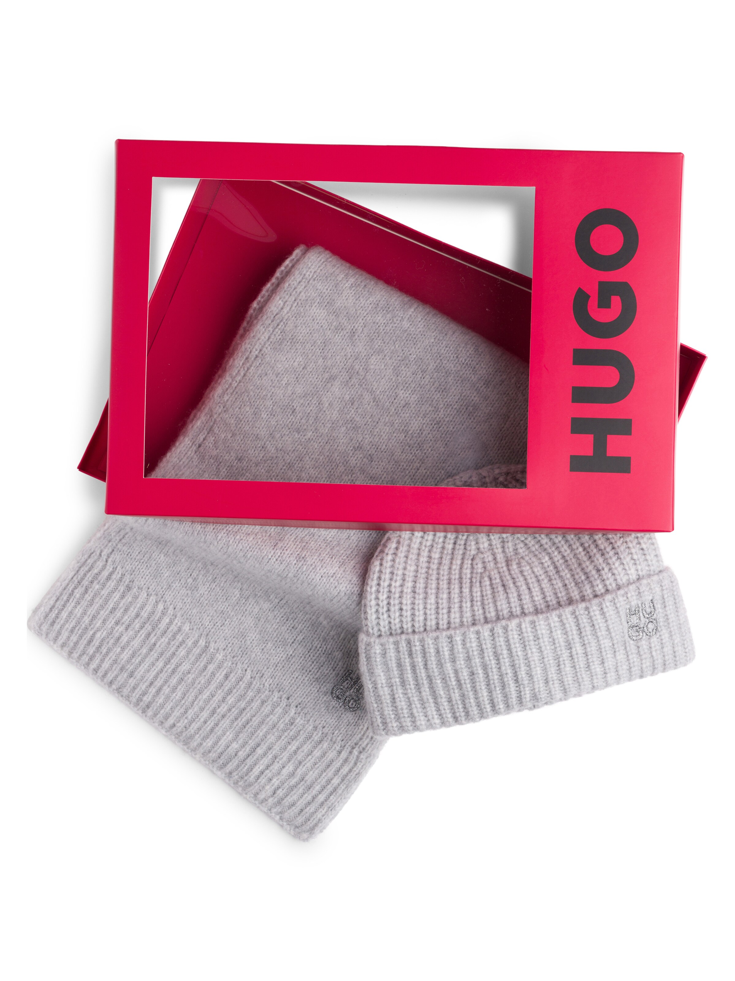 HUGO Scarf 'Sarmi' in Grey