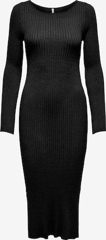 juoda ONLY Megzta suknelė 'ONLMEDDI': priekis