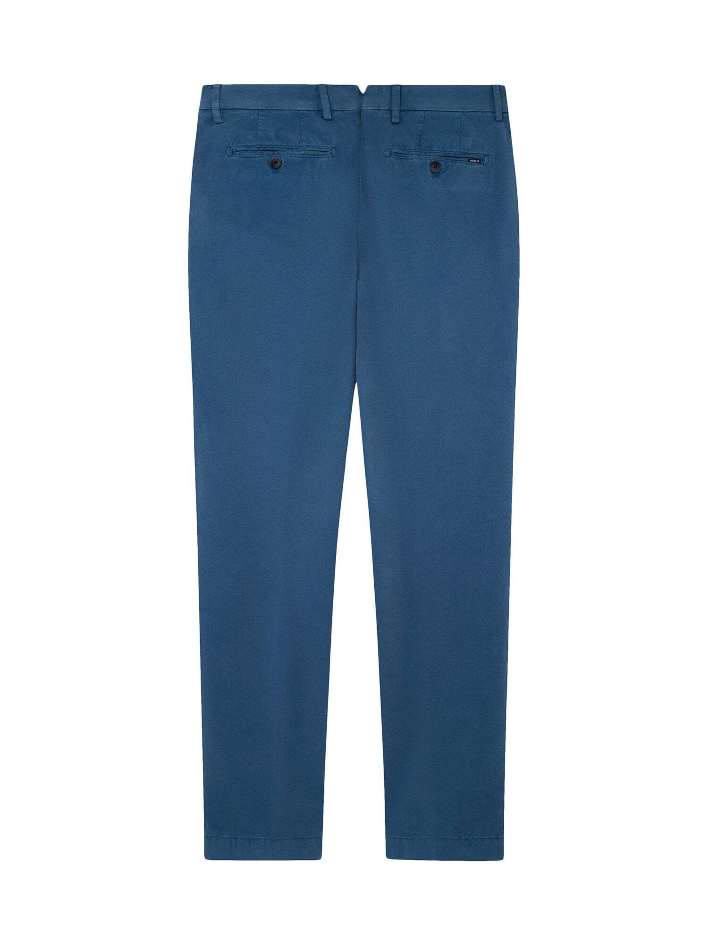 Coupe slim Pantalon chino 'Kensington' Hackett London en bleu