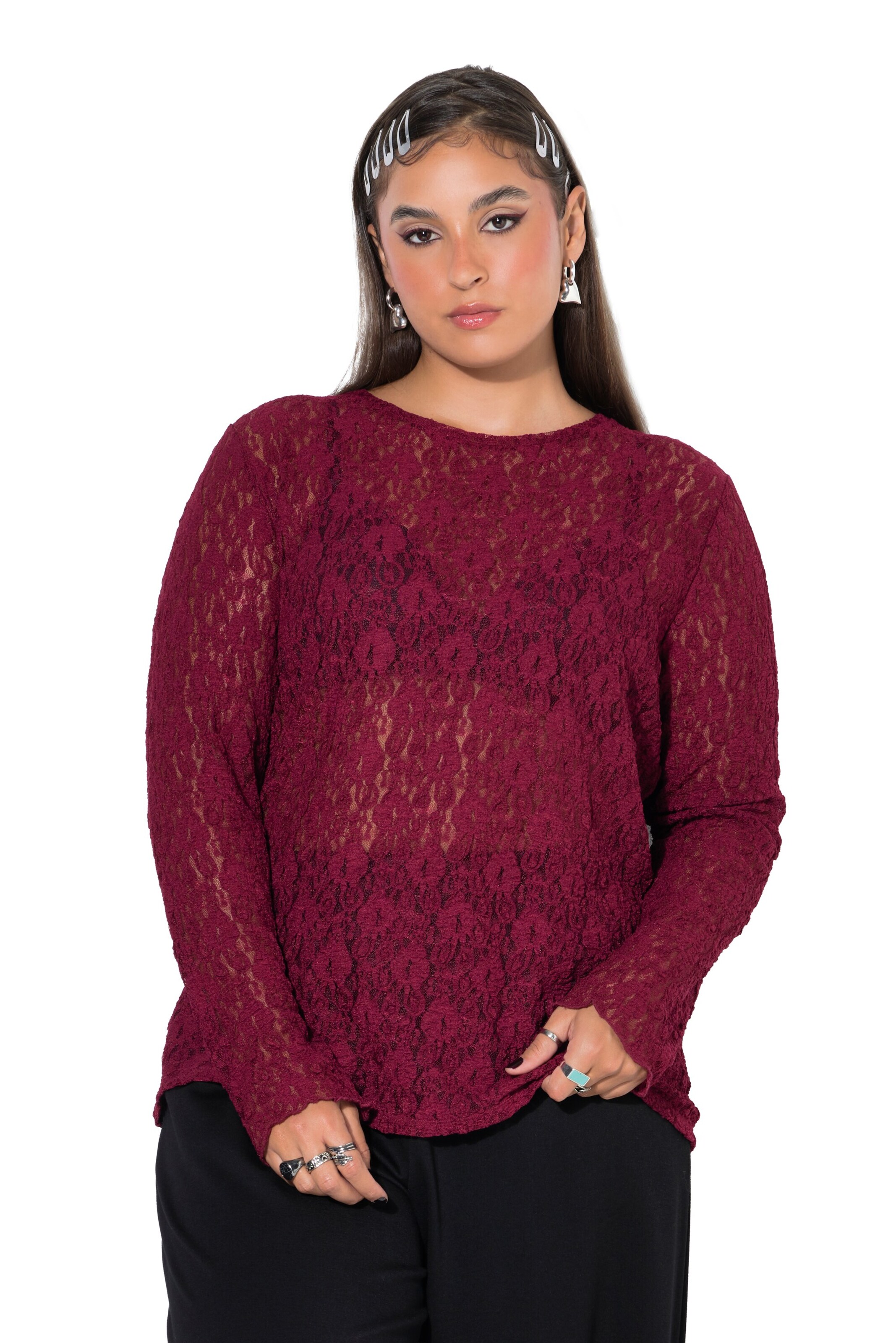 Studio Untold Shirt in Red: front