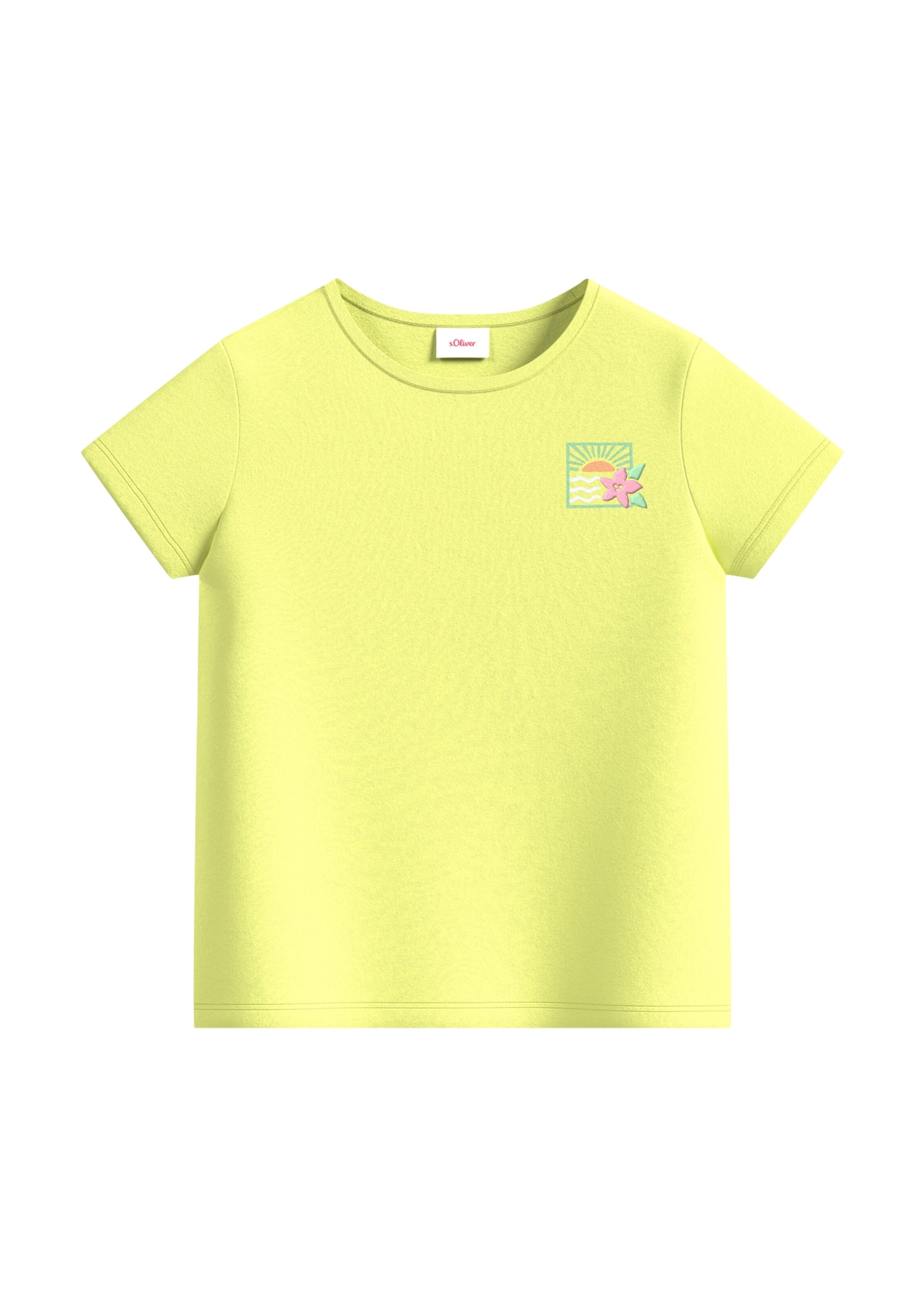 s.Oliver Shirt in Gelb: Vorderseite