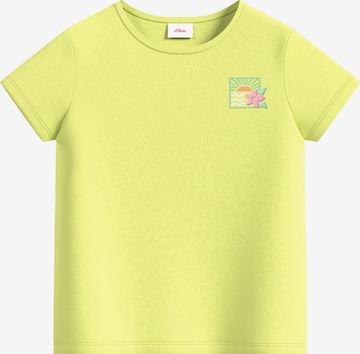 T-Shirt s.Oliver en jaune : devant