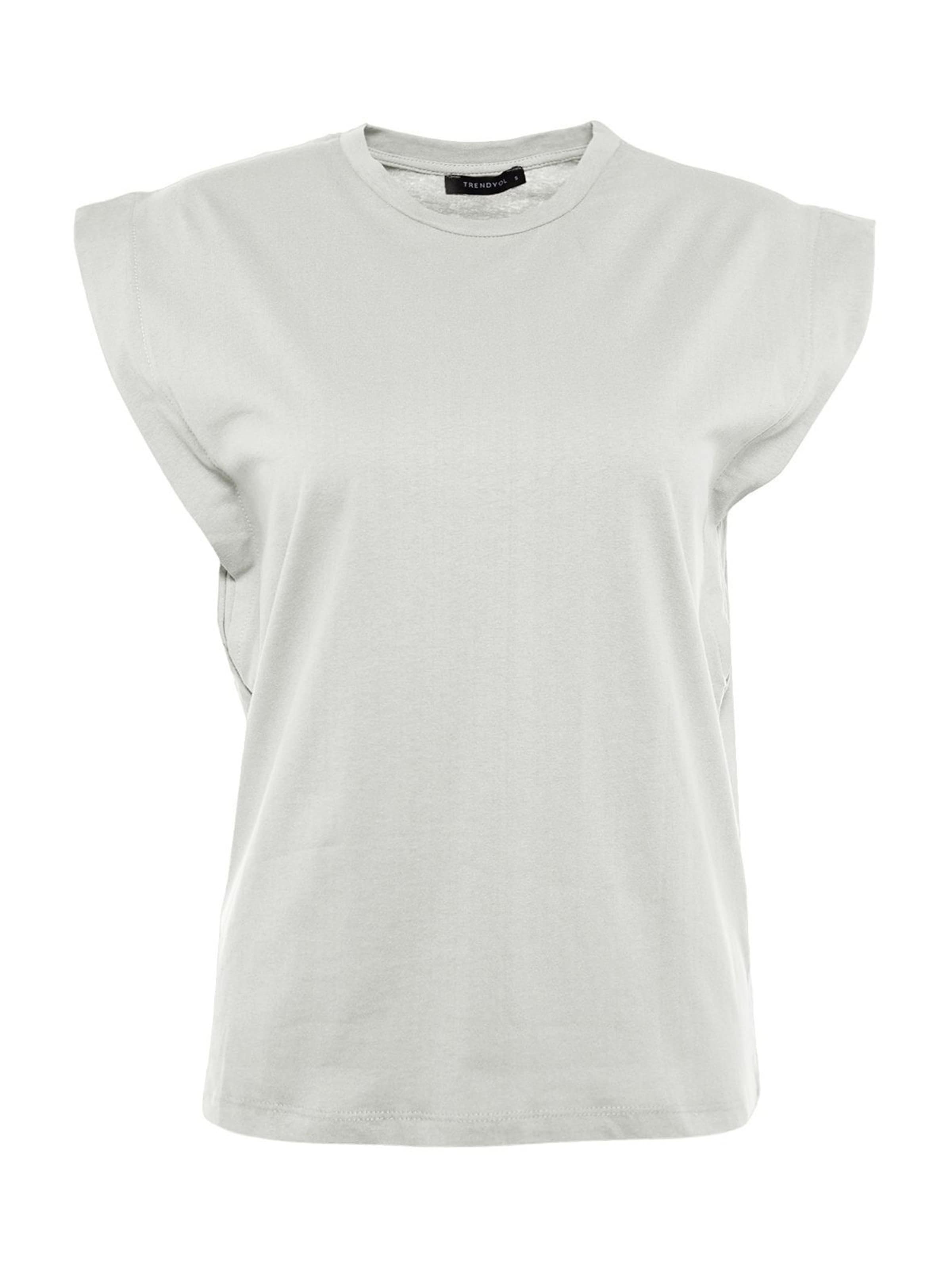 T-shirt Trendyol en gris : devant