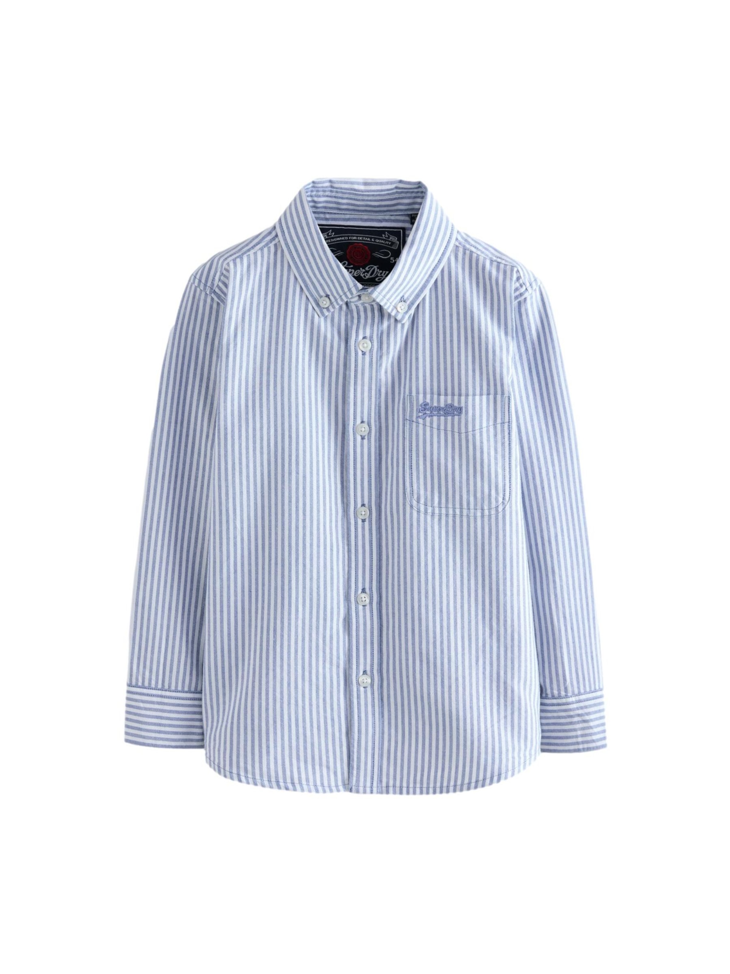 Superdry Regular fit Ing - kék: elől