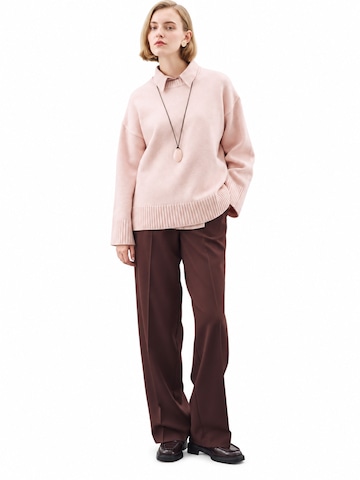 MANUKA Fleecejacke‌‌ in Pink: Vorderseite