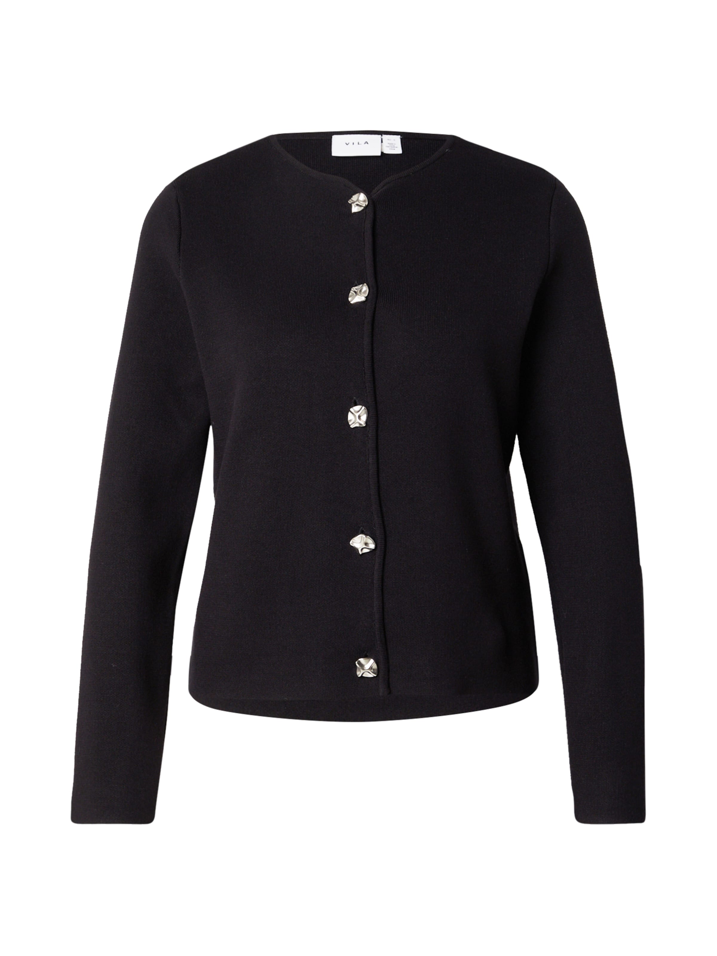 VILA Cardigan 'VISway' i sort: forside