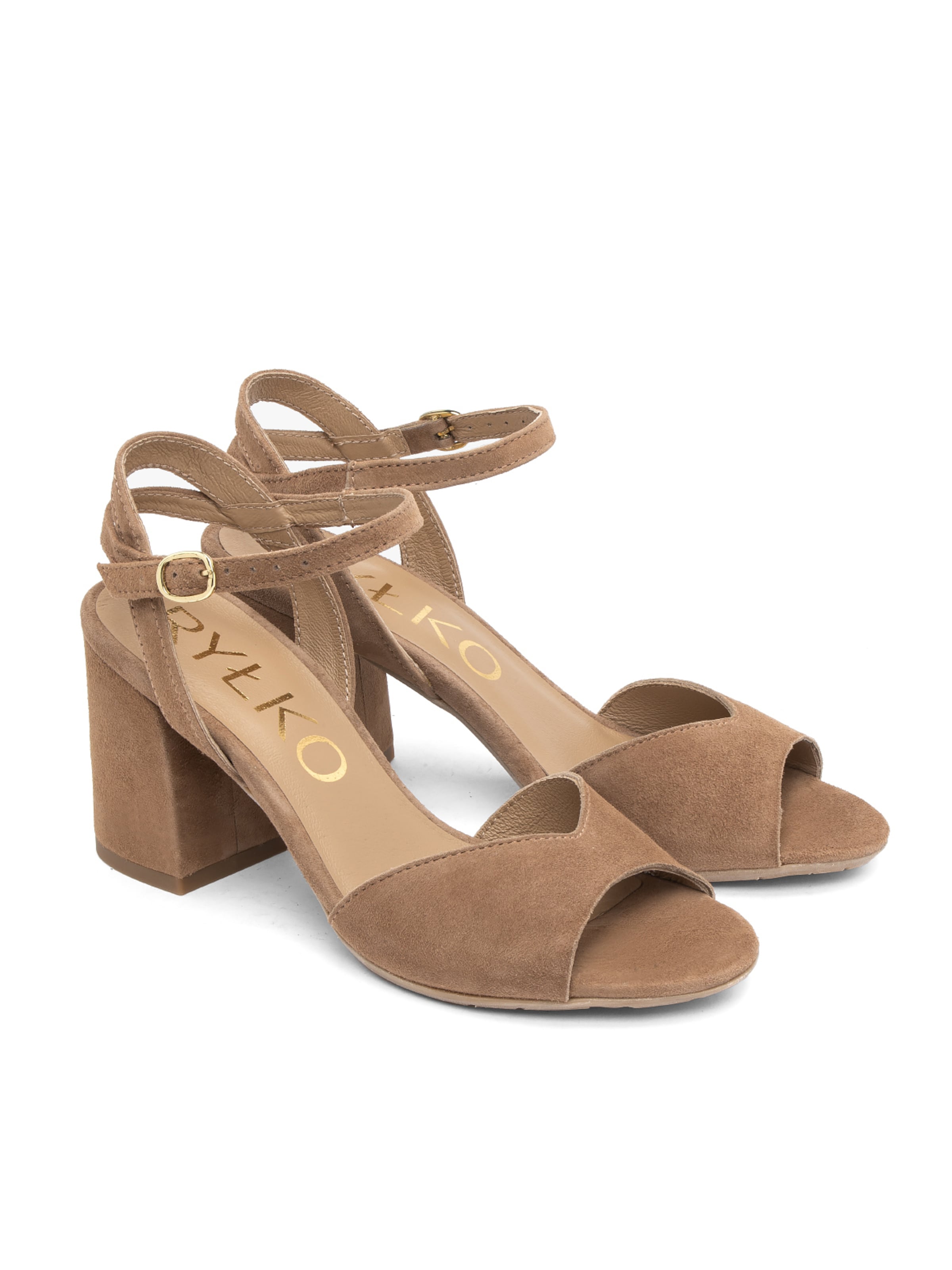 RYŁKO Σανδάλι σε καφέ