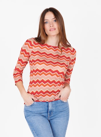 Key Largo - Camiseta 'WLS DONNA' en naranja: frente