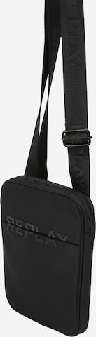 REPLAY Crossbody bag in Black: front