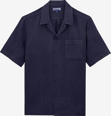 Vilebrequin - Camisa en azul: frente