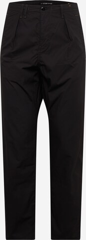 G-Star RAW Regular Trousers in Black: front