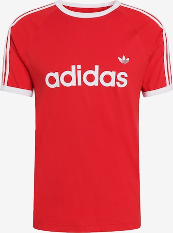 T-Shirt 'Ringer' ADIDAS ORIGINALS en rouge : devant