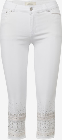 KOROSHI Regular Jeans in White: front