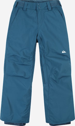 QUIKSILVER Regular Workout Pants 'ESTATE' in Blue: front