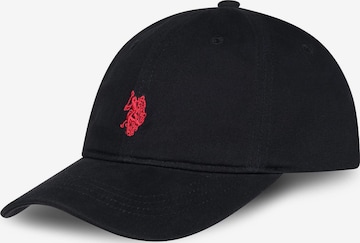 Casquette U.S. POLO ASSN. en noir : devant