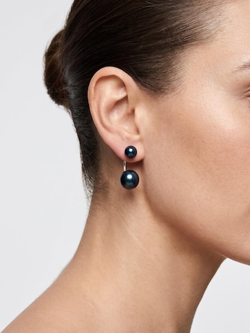 Boucles d'oreilles 'Saint-Raphael' Ateliers Saint Germain en noir