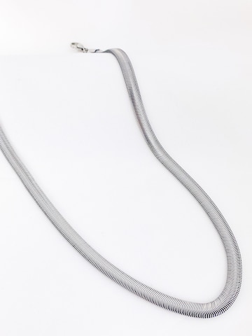 Hey Happiness - Cadena 'Serpentine' en plata