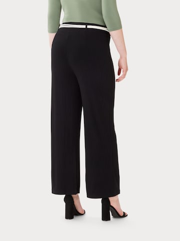 évasé Pantalon 'Lauren' Les Lunes en noir