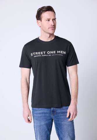Street One MEN T-Shirt in Blau: Vorderseite