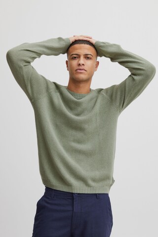 !Solid Sweater 'Sdfabio' in Green: front