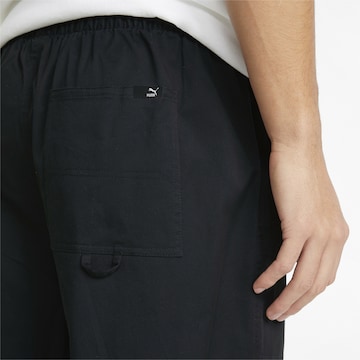 PUMA Loose fit Pants 'Downtown' in Black