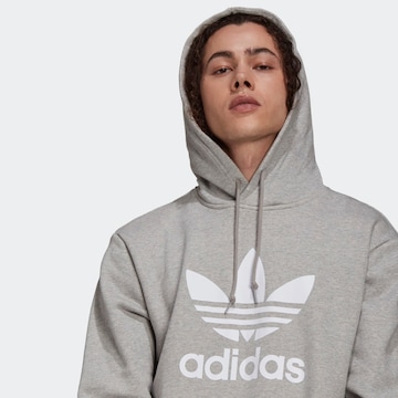 ADIDAS ORIGINALS Суичър 'Adicolor Classics Trefoil' в сиво