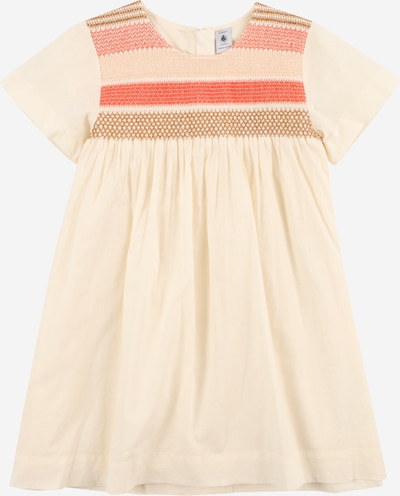 PETIT BATEAU Kleid in beige / creme / braun / orange, Produktansicht