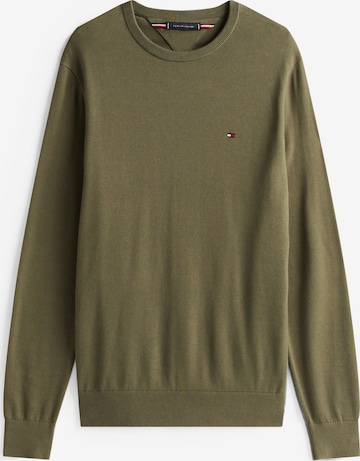Pullover 'ESSENTIAL' di TOMMY HILFIGER in verde: frontale