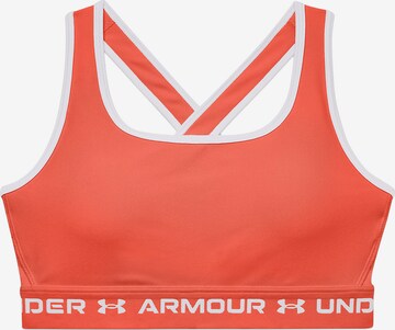 Soutien-gorge de sport UNDER ARMOUR en orange : devant