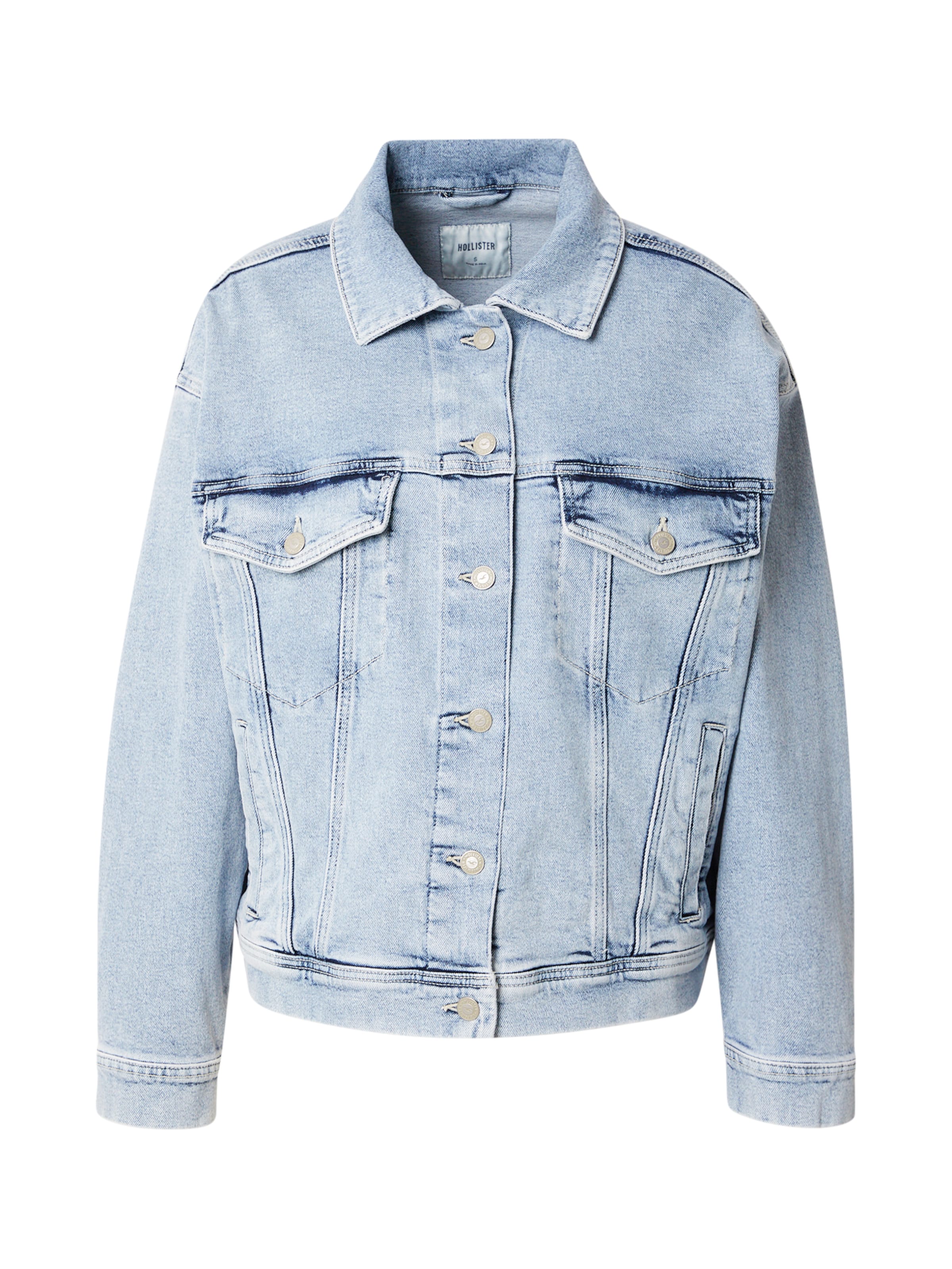 HOLLISTER Átmeneti dzseki - kék: elől