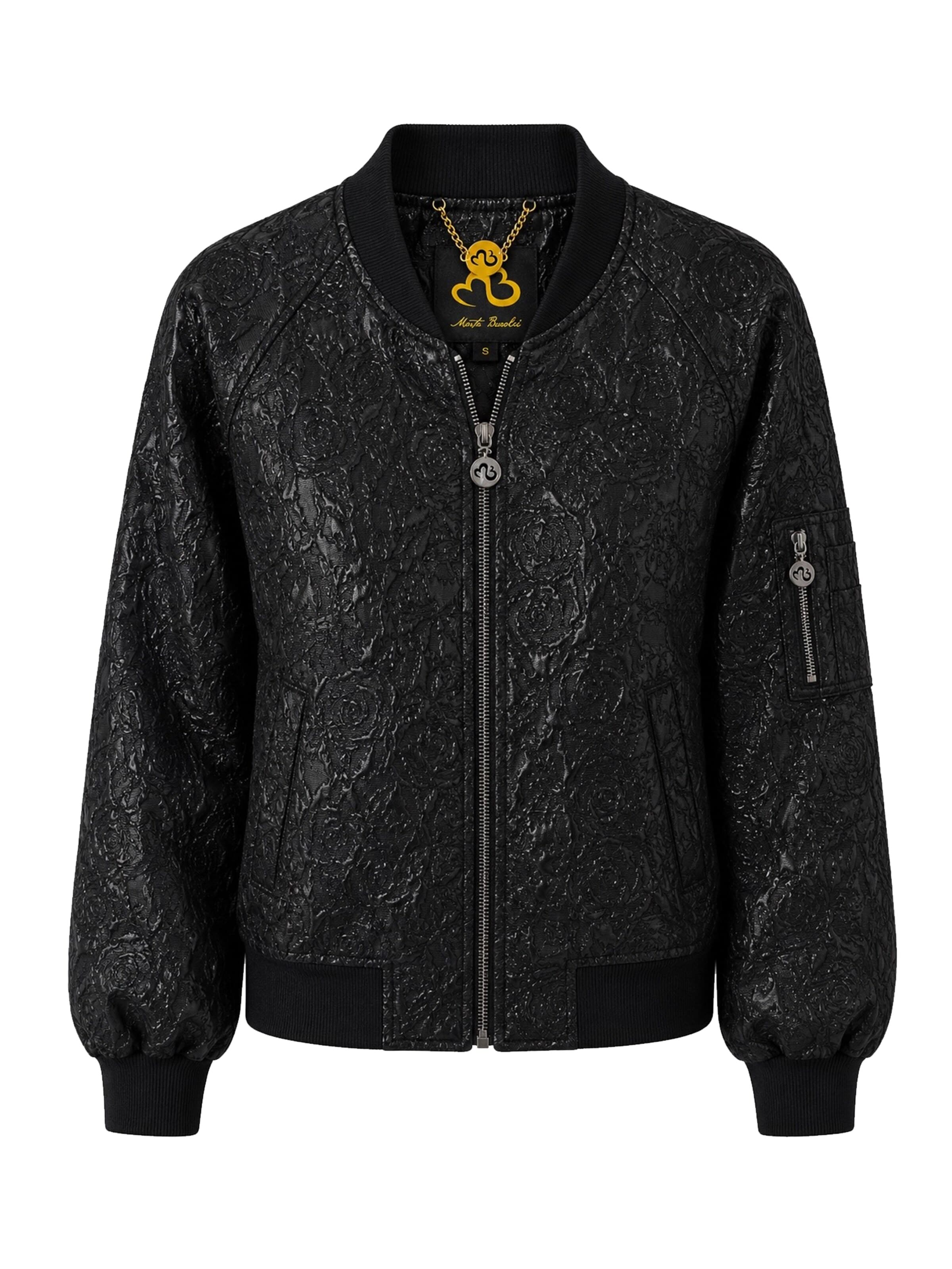 MB by Marta Buzolic Between-season jacket in Black: front