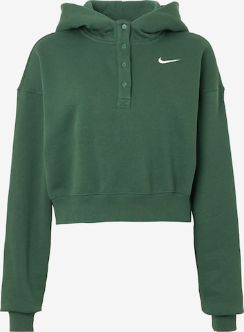 Nike Sportswear Sweatshirt 'PHNX FLC' i grön: framsida
